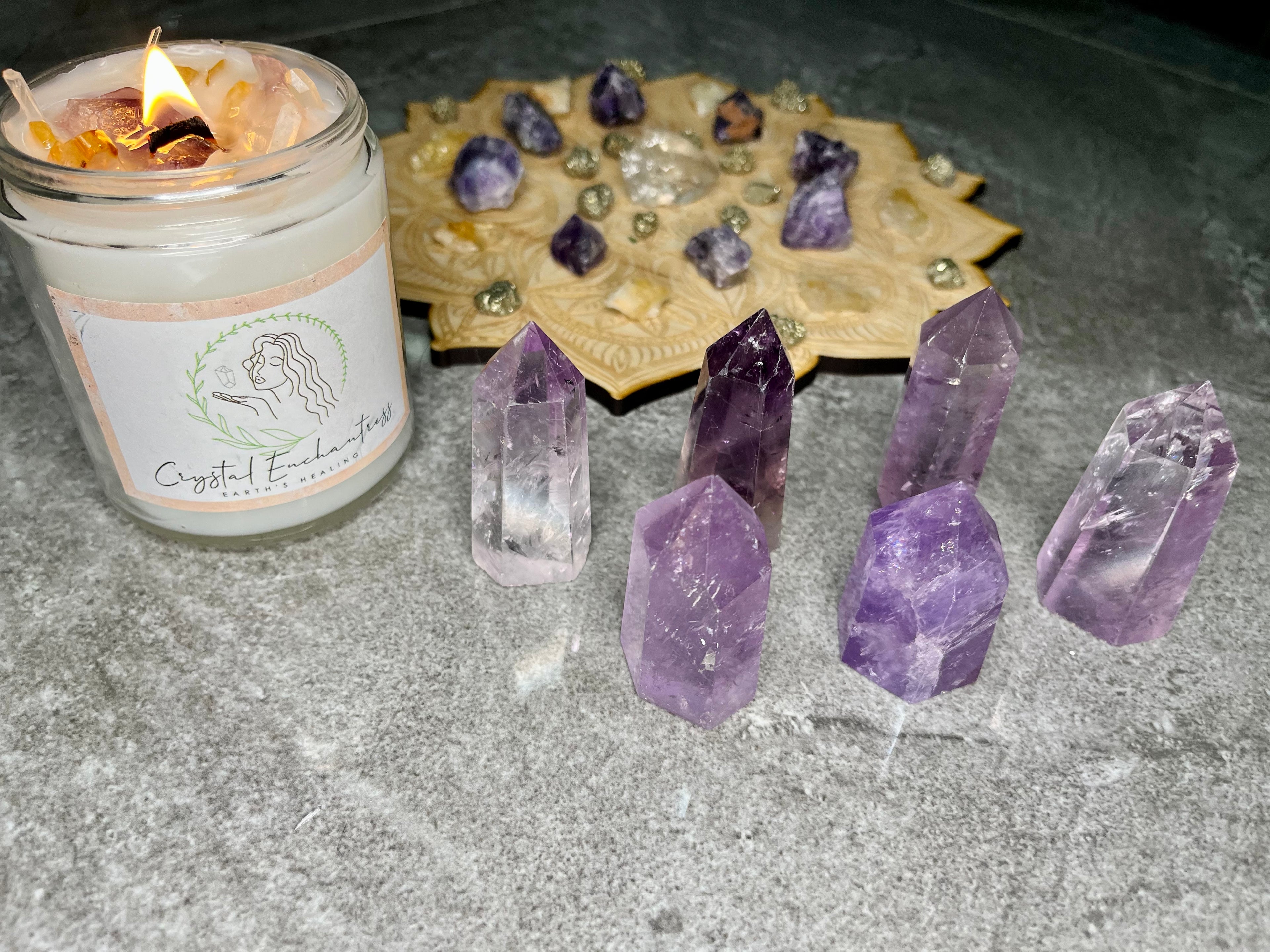 Amethyst Polished Point