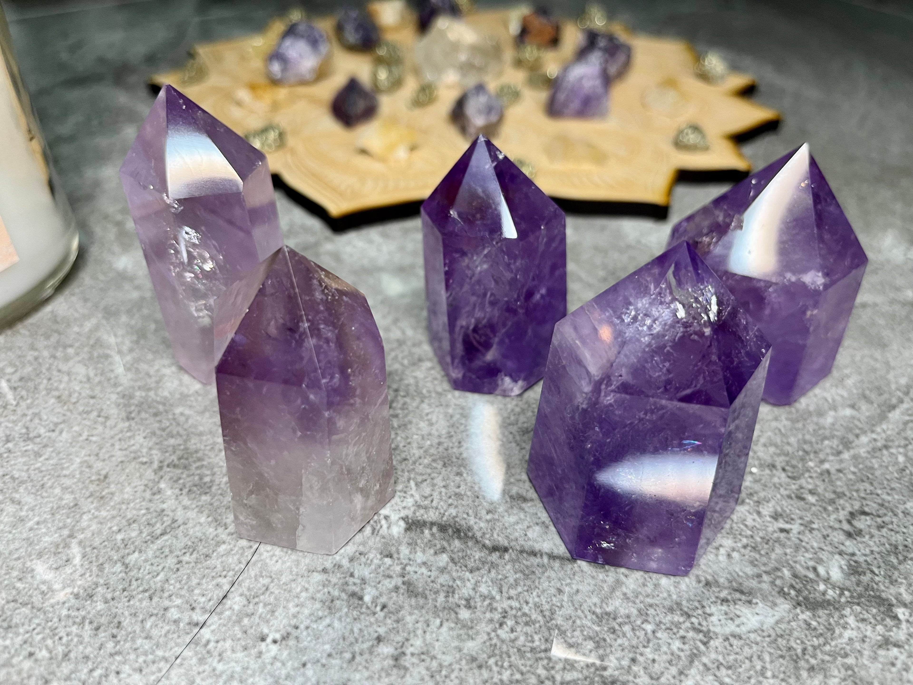 Amethyst Polished Point