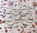 Crystal Wish Bracelet | Adjustable Sliding Knot Bracelet