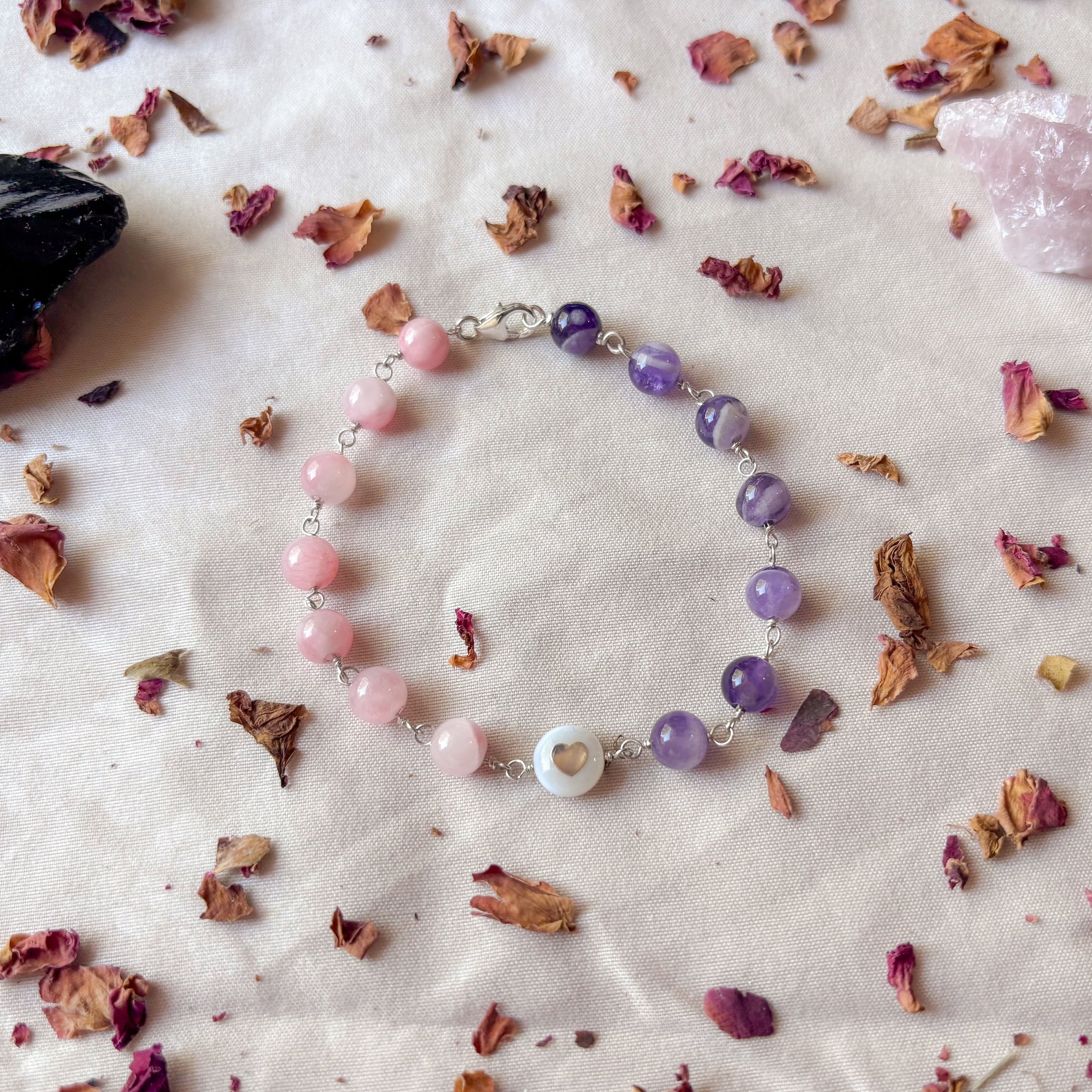Roselight | Candy Jade & Amethyst Bracelet