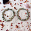 Grey Labradorite Star Cut Stretch Bracelet | Crystal Enchantress