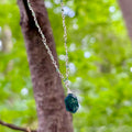 Earthbound Bloom | Green Moss Agate Necklace