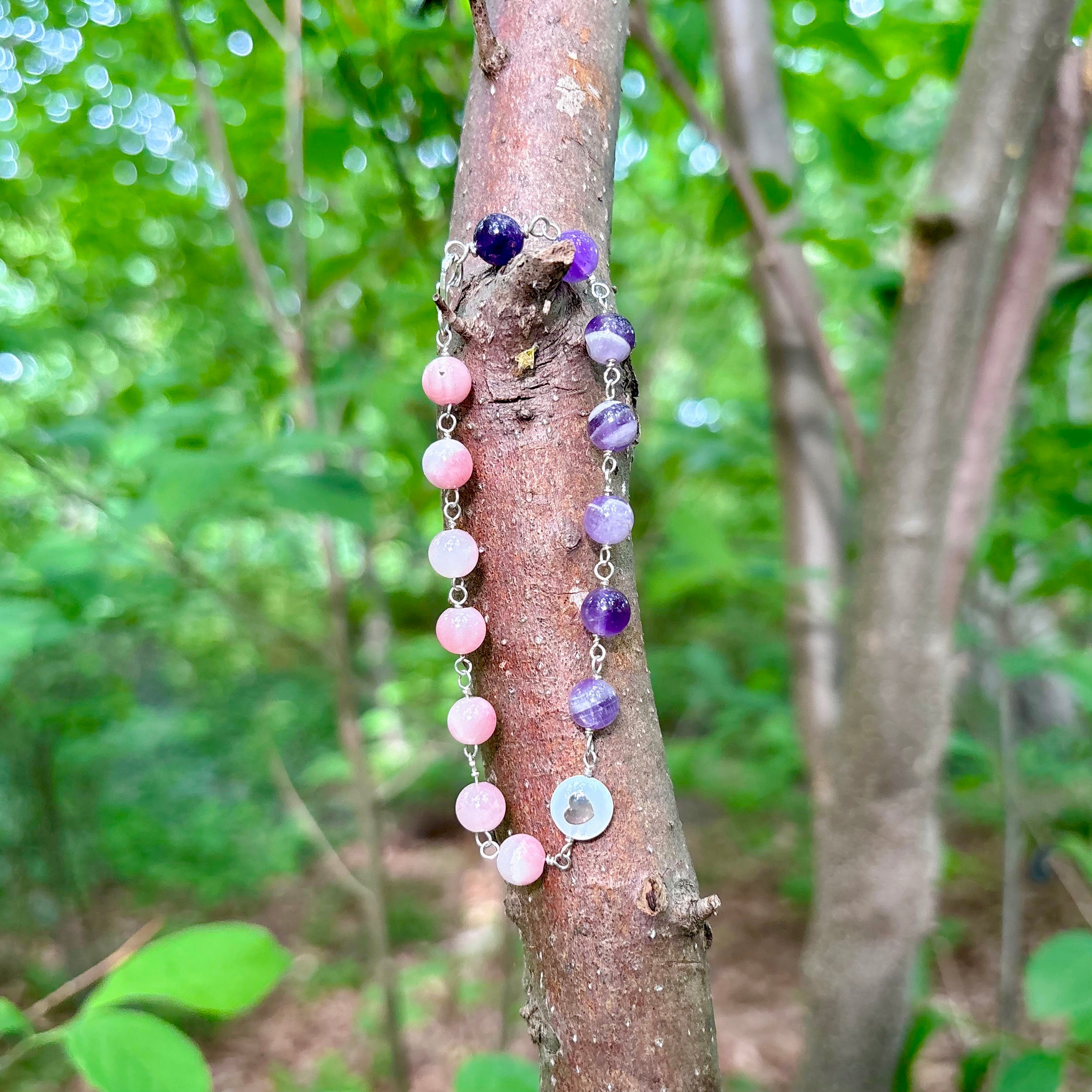 Roselight | Candy Jade & Amethyst Bracelet