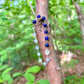 Azure | Blue Lace Agate & Sapphire Bracelet