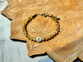 Golden Rutilated Quartz Moon Bracelet