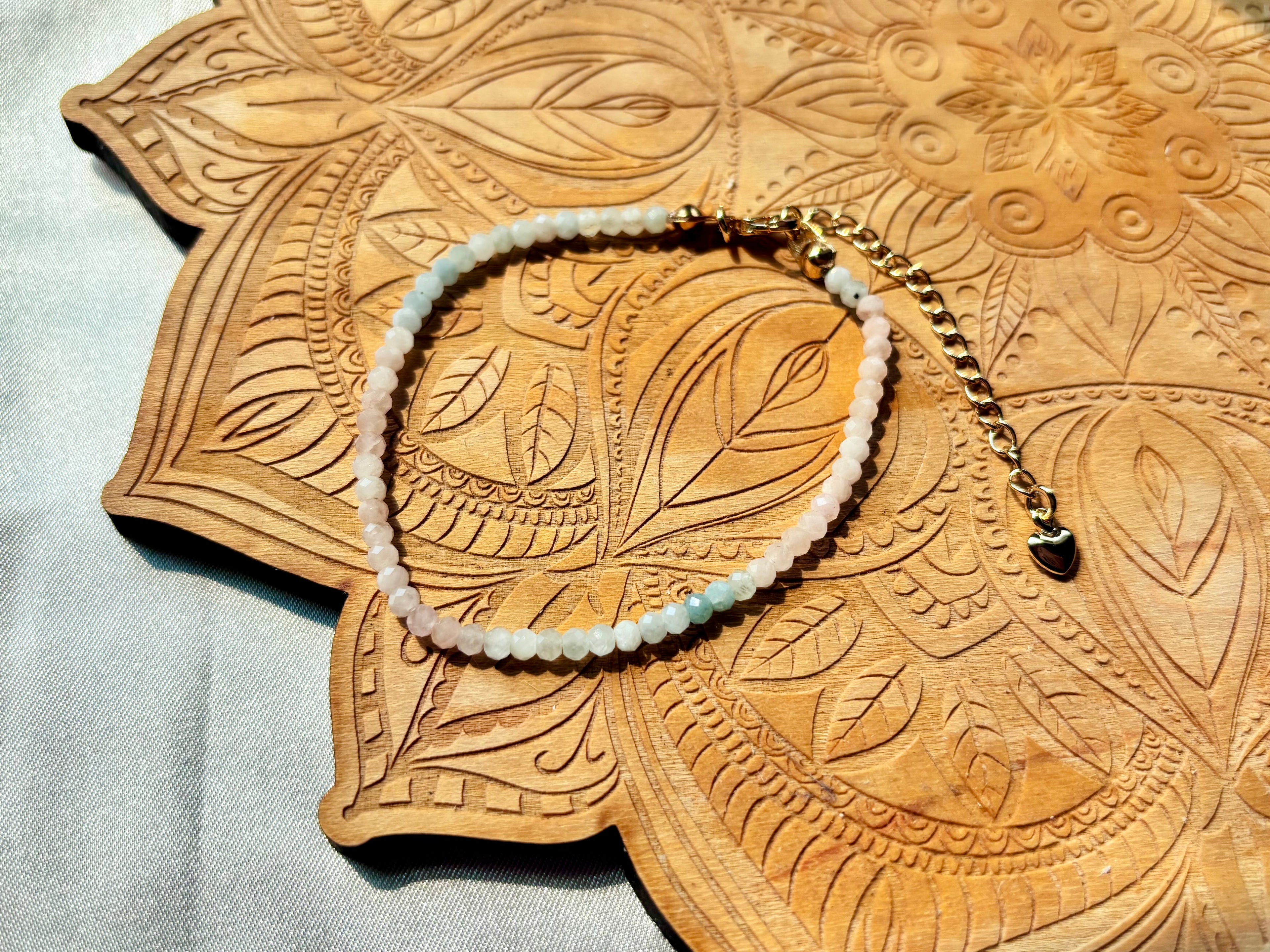 Rainbow Aquamarine Bracelet