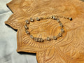 Green Amethyst Gold Filled Bracelet