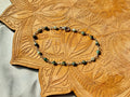 Green Moss Agate Bracelet in Sterling Silver