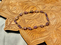 Cylinder Amethyst Bracelet in Gold Filled